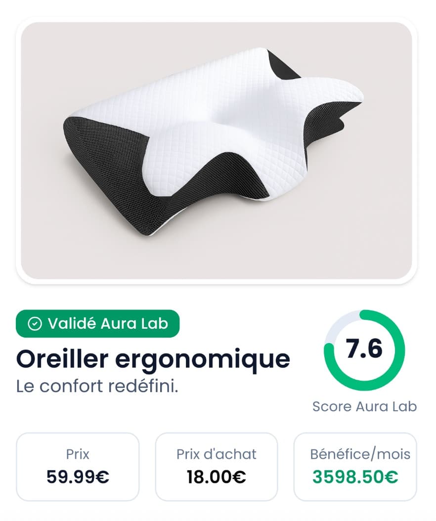 Produits à fort potentiel Aura Lab